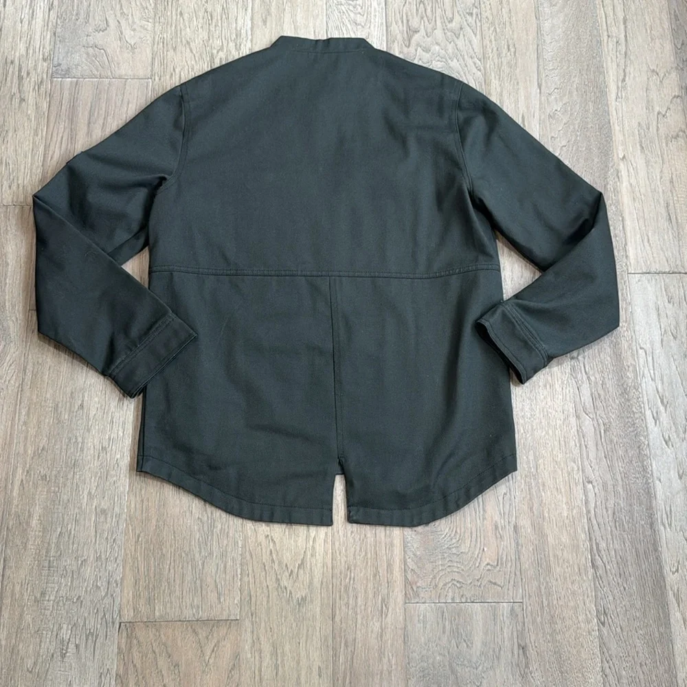 EUC Men's Olive Green Marc Ecko Military Jacket Size Medium - Picture 6 of 10
